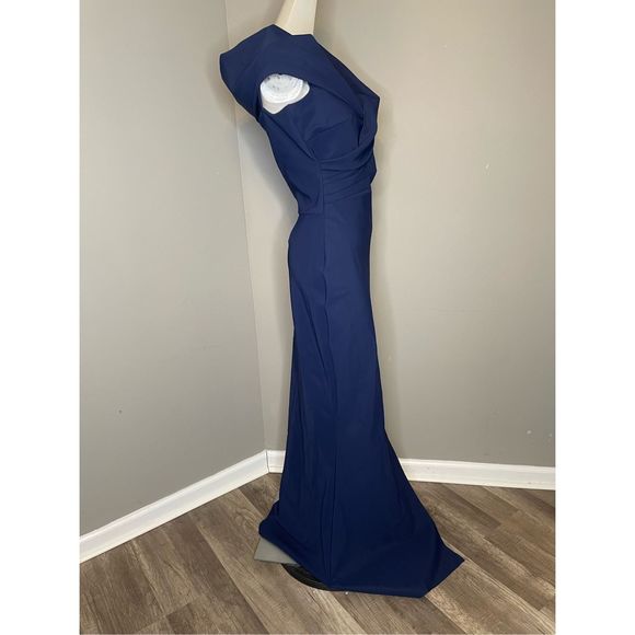 Chiara Boni La Petite Robe Stretch Jersey Benje Fishtail Gown US 6 $995 - Picture 9 of 12